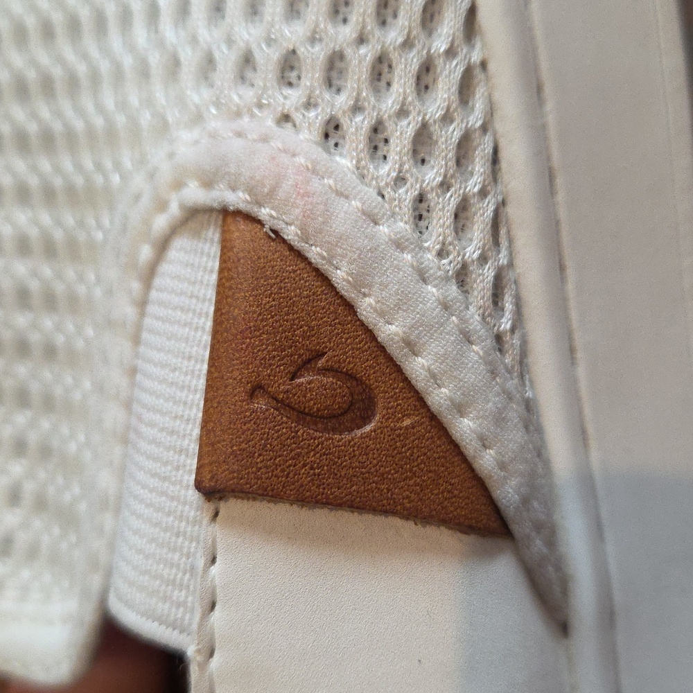 Olukai Pehuea Women's Leather Clay Sneaker Size 9.5 - Picture 9 of 9